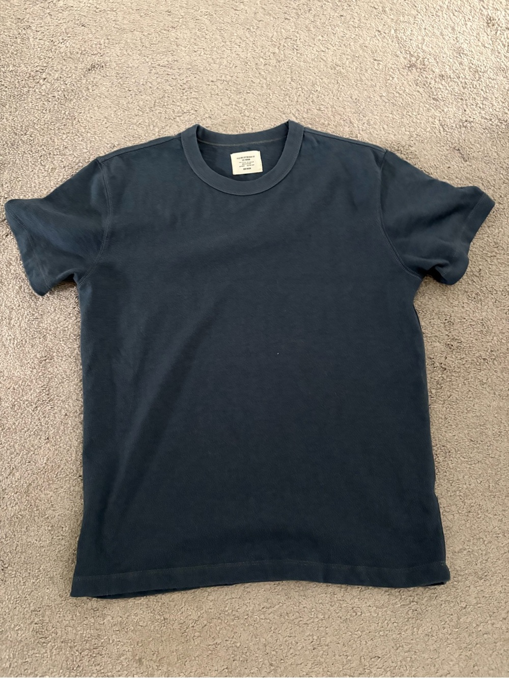 Buck Mason Dark Blue Size Medium Field Spec T Shirt
